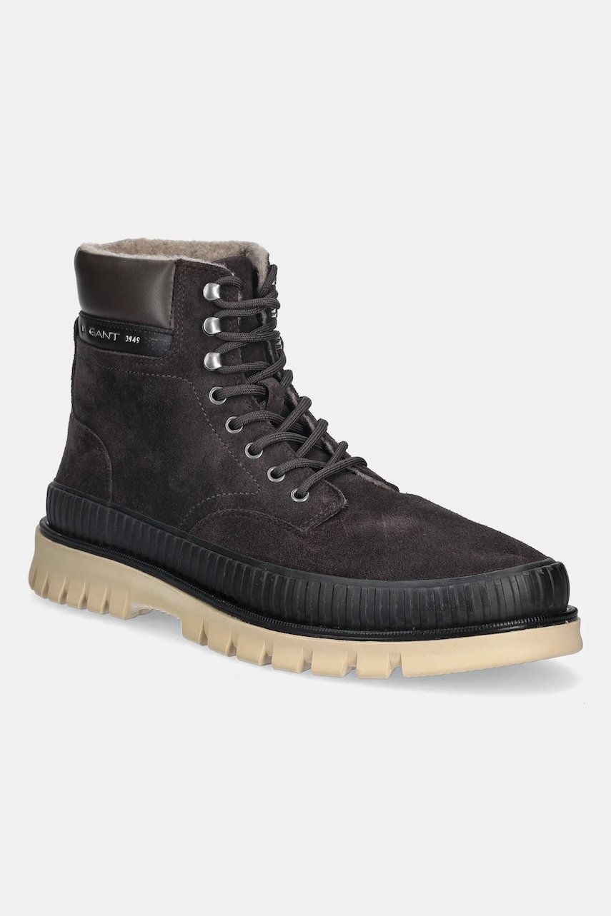 Gant cizme din piele intoarsa Nebrada culoarea maro, 31643110