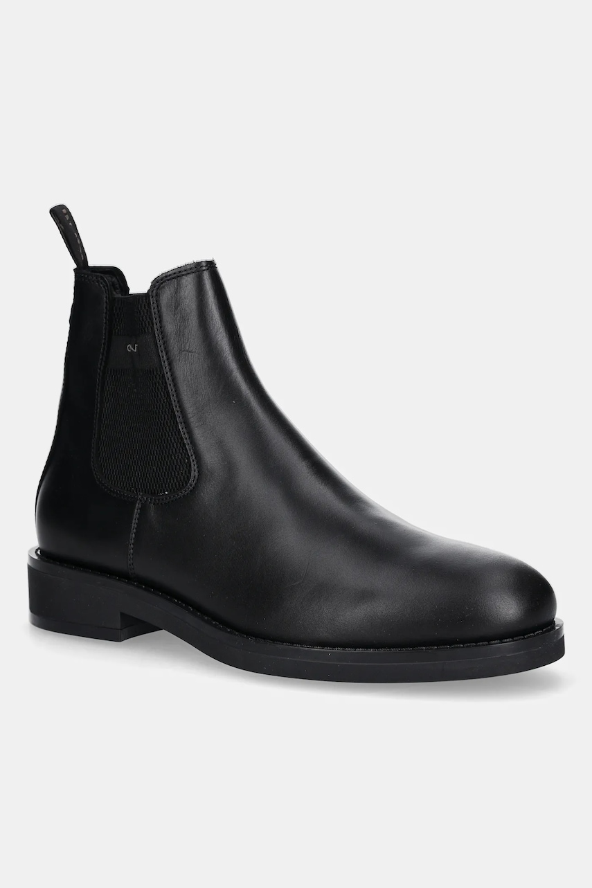 Gant ghete chelsea de piele Prepdale culoarea negru, 31651105
