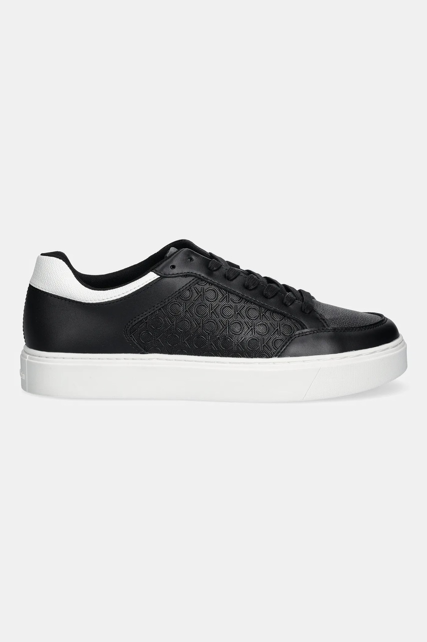 Кроссовки Calvin Klein CLEAN CUP LOW LACEUP MONO цвет чёрный HM0HM01899