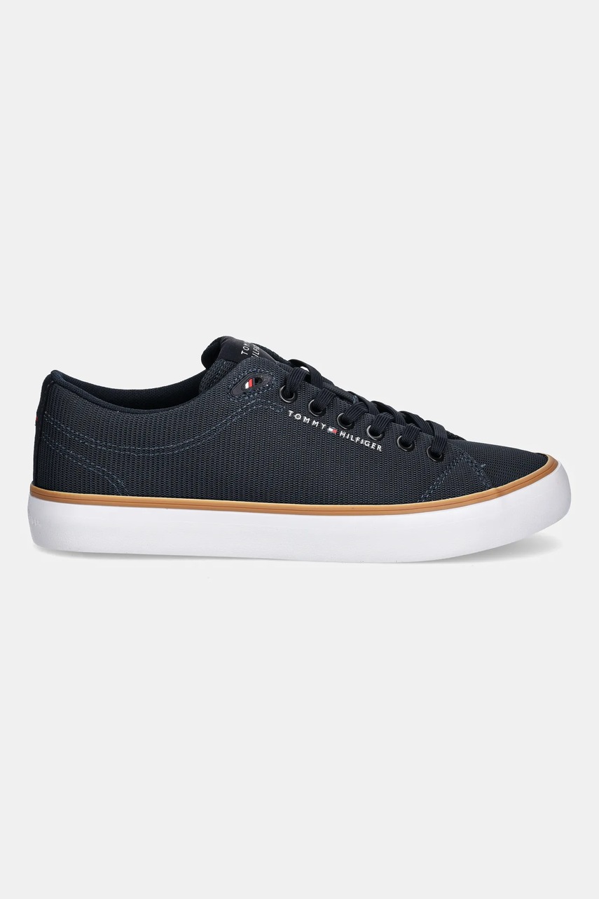 Кеды Tommy Hilfiger TH HI VULC CORE LOW II MESH цвет синий FM0FM05513
