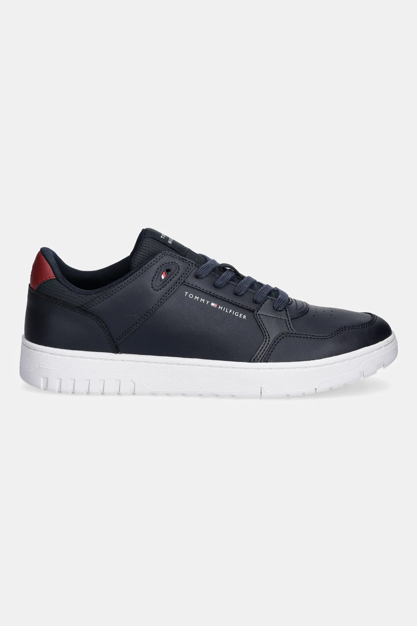 Кроссовки Tommy Hilfiger TH BASKET CORE LITE LTH MIX цвет синий FM0FM05518
