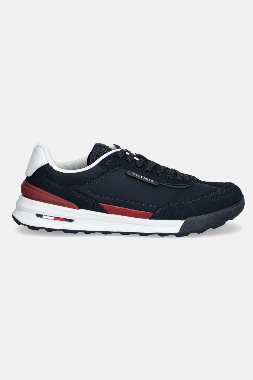 Кроссовки Tommy Hilfiger RETRO RUNNER NYLON MIX цвет синий FM0FM05523