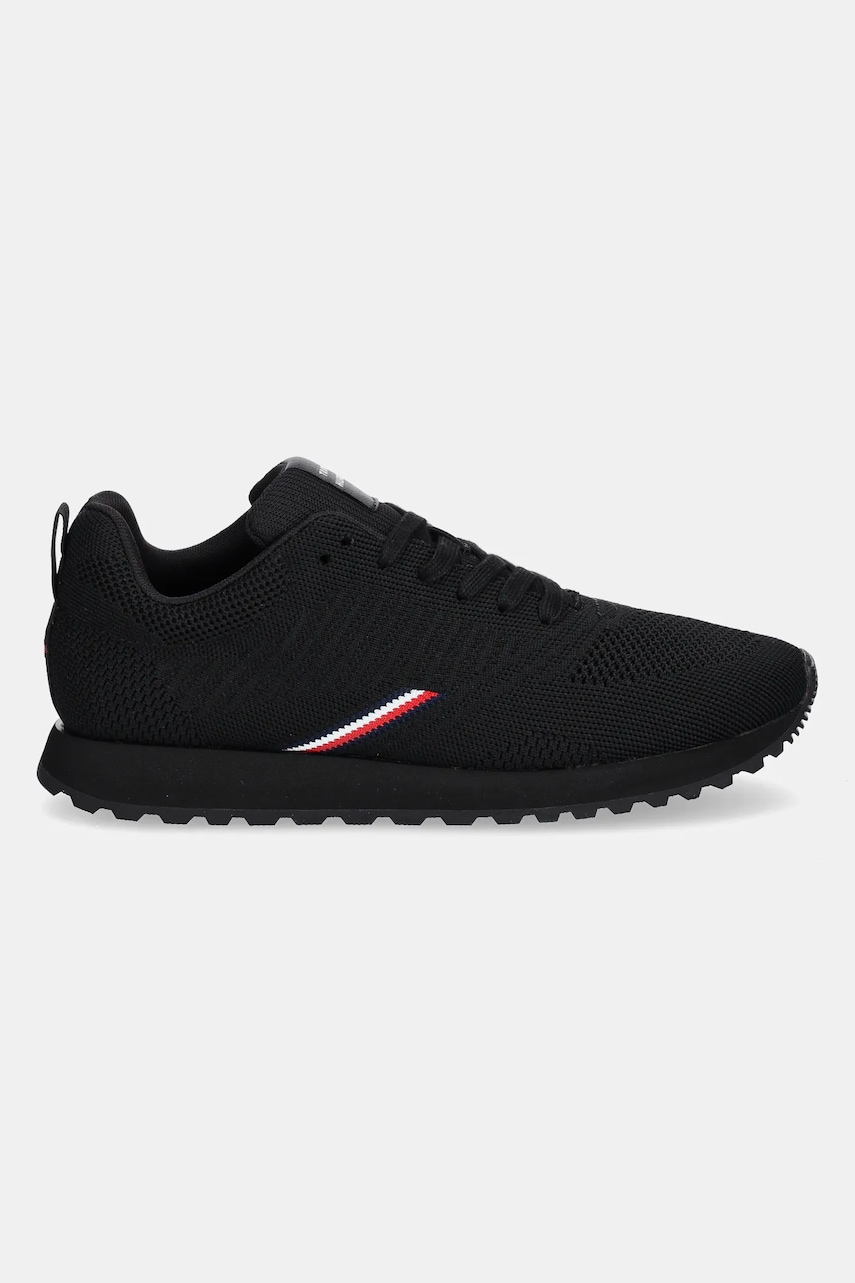 Кроссовки Tommy Hilfiger NEW RUNNER EVA CORPO KNIT цвет чёрный FM0FM05648 Кроссовки Tommy Hilfiger NEW RUNNER EVA CORPO KNIT цвет чёрный FM0FM05648