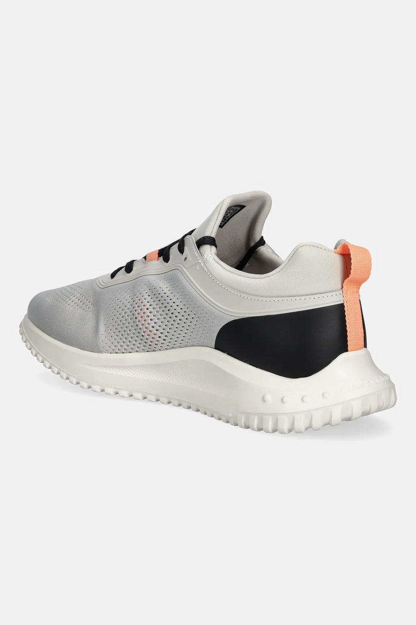 Αθλητικά Calvin Klein Jeans EVA RUNNER TECH KNIT χρώμα: γκρι, YM0YM01293 φωτογραφία