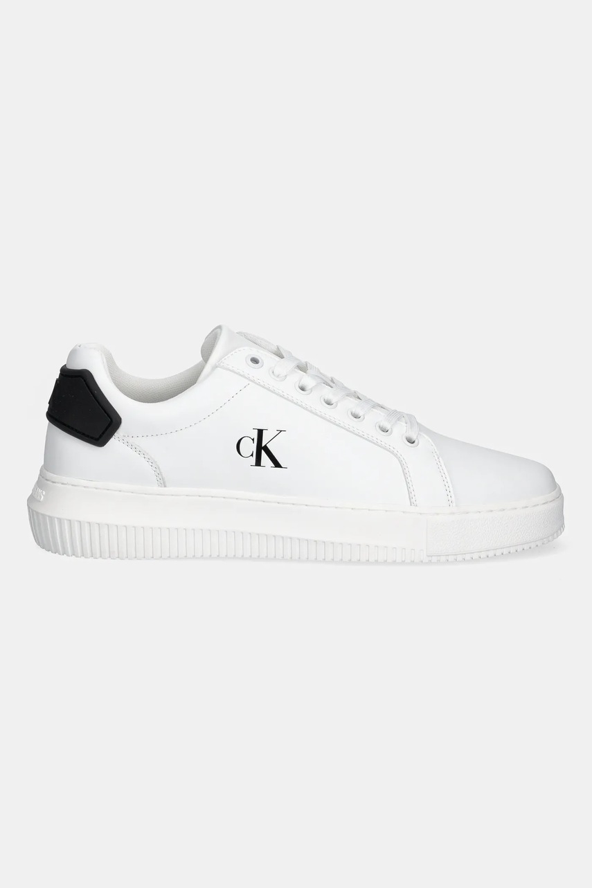 Кроссовки Calvin Klein Jeans CHUNKY CUPSOLE RU PATCH LTH цвет белый YM0YM01296