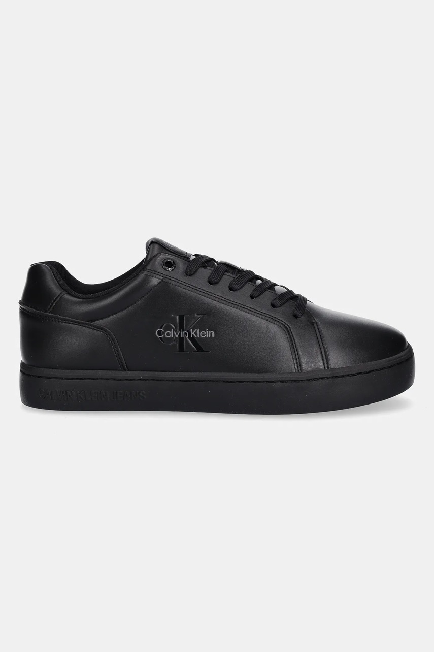 Кроссовки Calvin Klein Jeans CLASSIC CUPSOLE MONO LTH цвет чёрный YM0YM01369