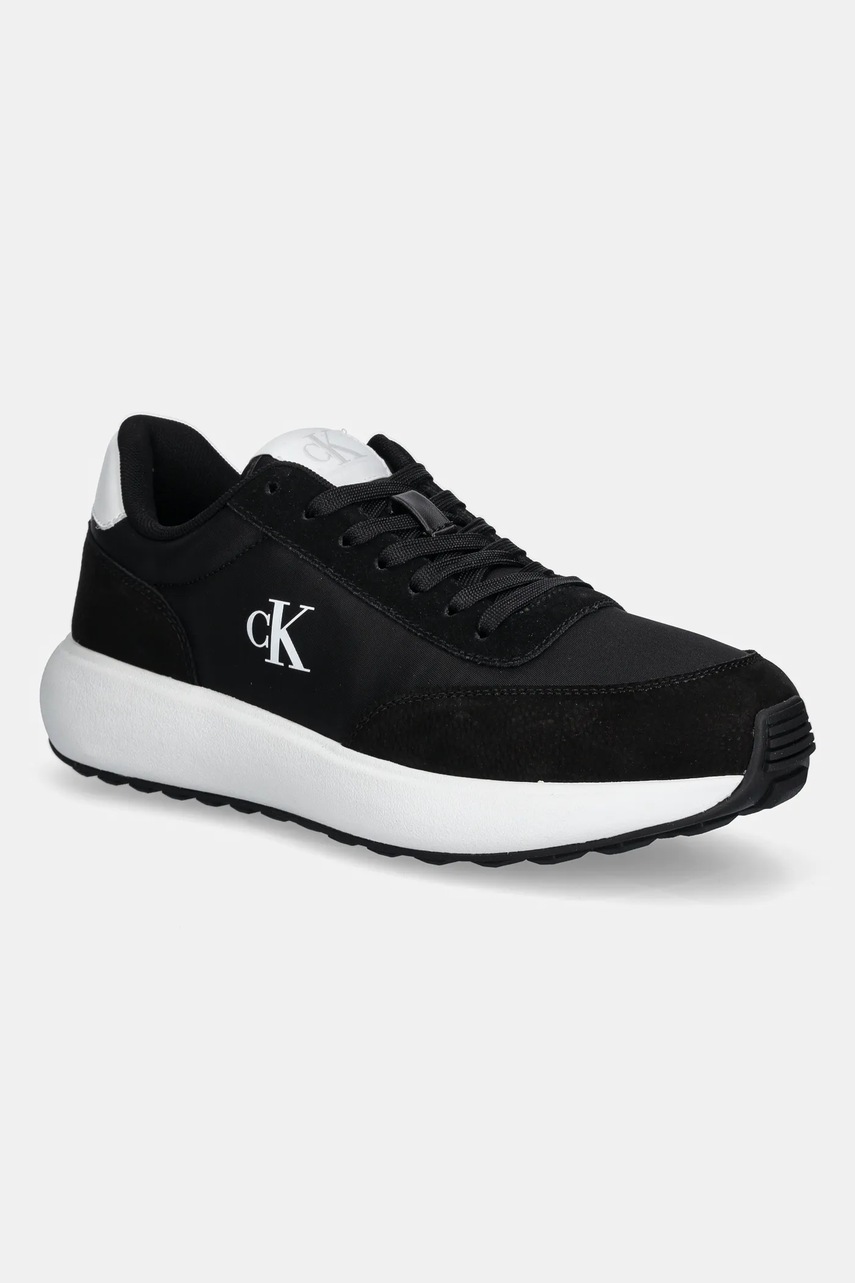 Levně Tenisky Calvin Klein Jeans ATHLEISURE RUNNER LACEUP NY-SU pánské, černá barva, YM0YM01370