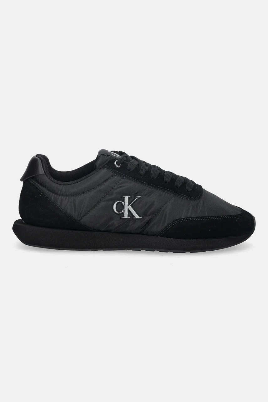 Кроссовки Calvin Klein RETRO RUNNER ESS MIX MAT цвет чёрный YM0YM01361 Кроссовки Calvin Klein RETRO RUNNER ESS MIX MAT цвет чёрный YM0YM01361