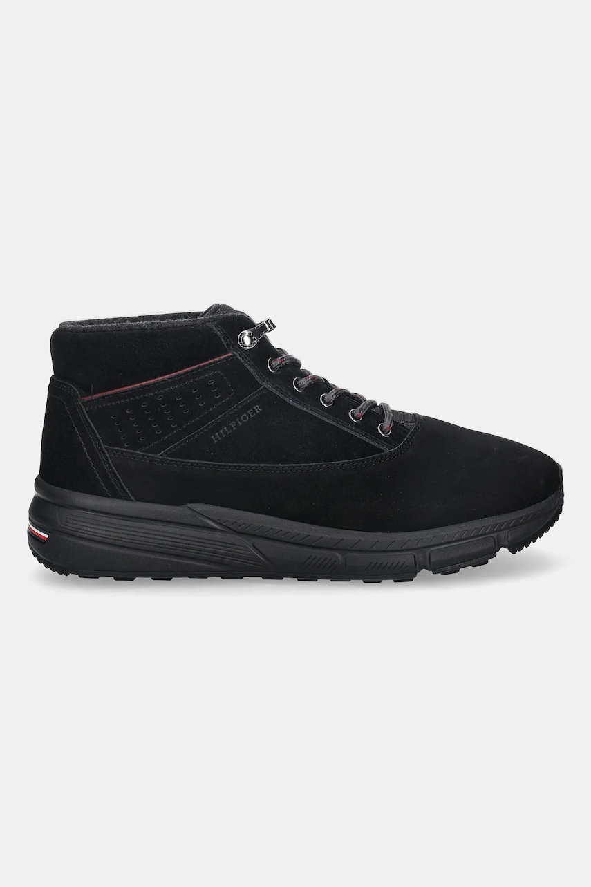 Ботинки Tommy Hilfiger W NBK SDE HYBRID BOOT цвет чёрный FM0FM05609 Ботинки Tommy Hilfiger W NBK SDE HYBRID BOOT цвет чёрный FM0FM05609