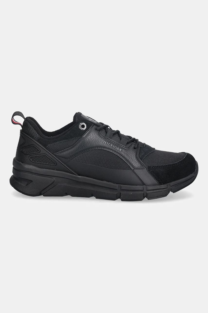 Кроссовки Tommy Hilfiger MODERN COMFORT RUN OUTDOOR цвет чёрный FM0FM05639 Кроссовки Tommy Hilfiger MODERN COMFORT RUN OUTDOOR цвет чёрный FM0FM05639