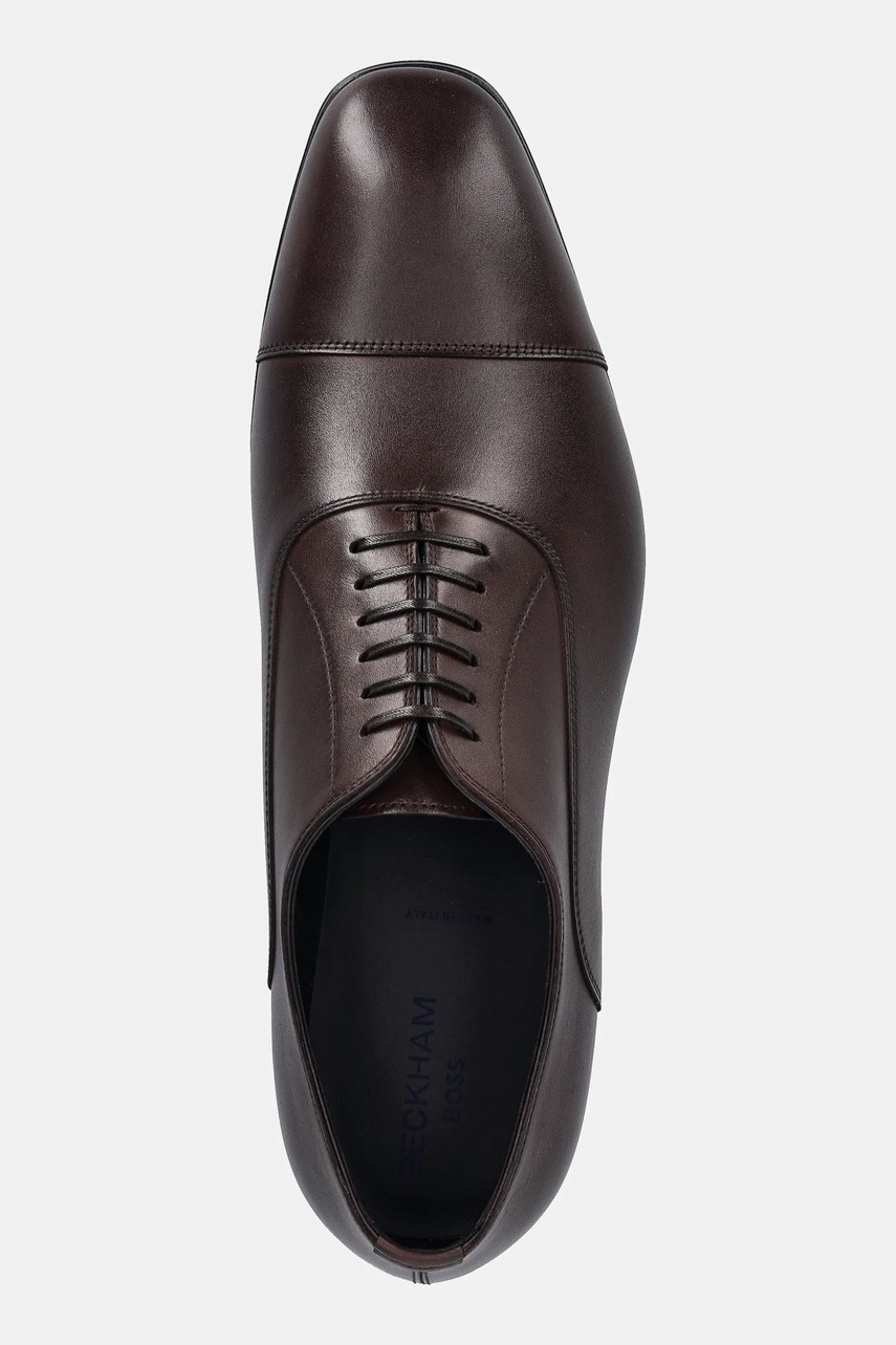 Kožené polobotky BOSS BECKHAM x BOSS (obrázek 4)