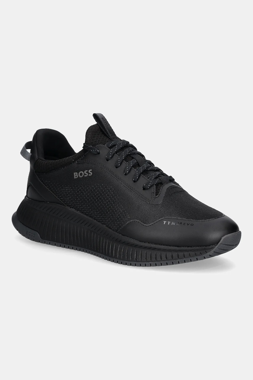 Levně Tenisky BOSS TTNM EVO pánské, černá barva, 50548700
