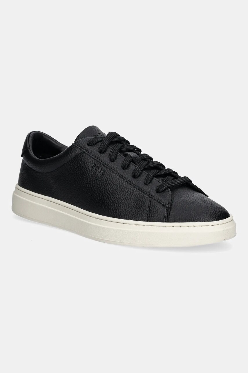 BOSS sneakers din piele Kieran culoarea negru, 50548716