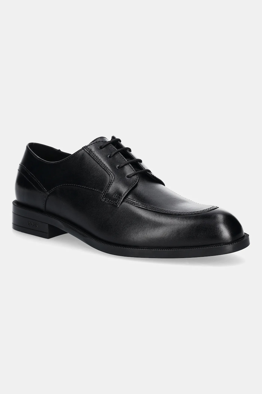 BOSS pantofi de piele Tayil culoarea negru, 50548206