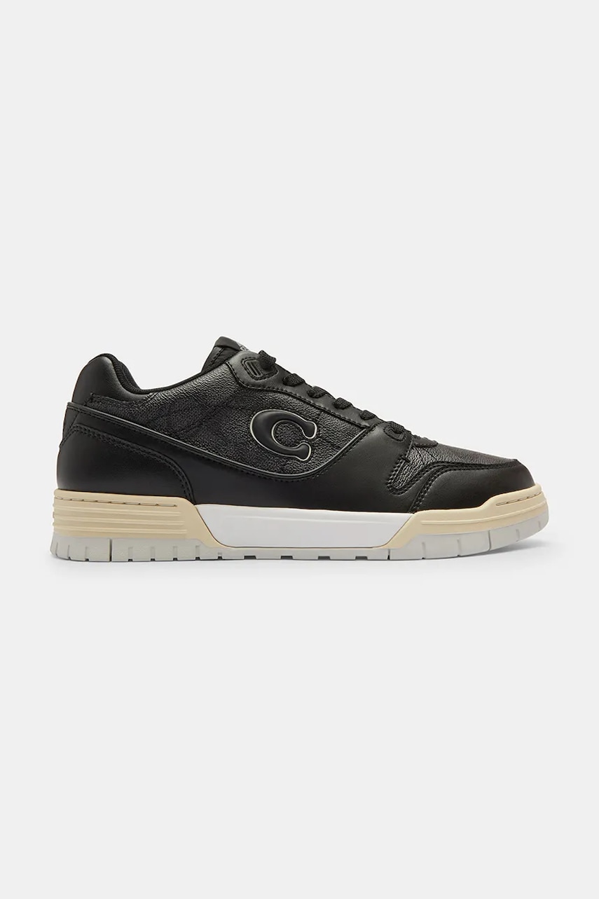 Coach sneakers Soho Sneaker With Signature culoarea negru, CAQ10