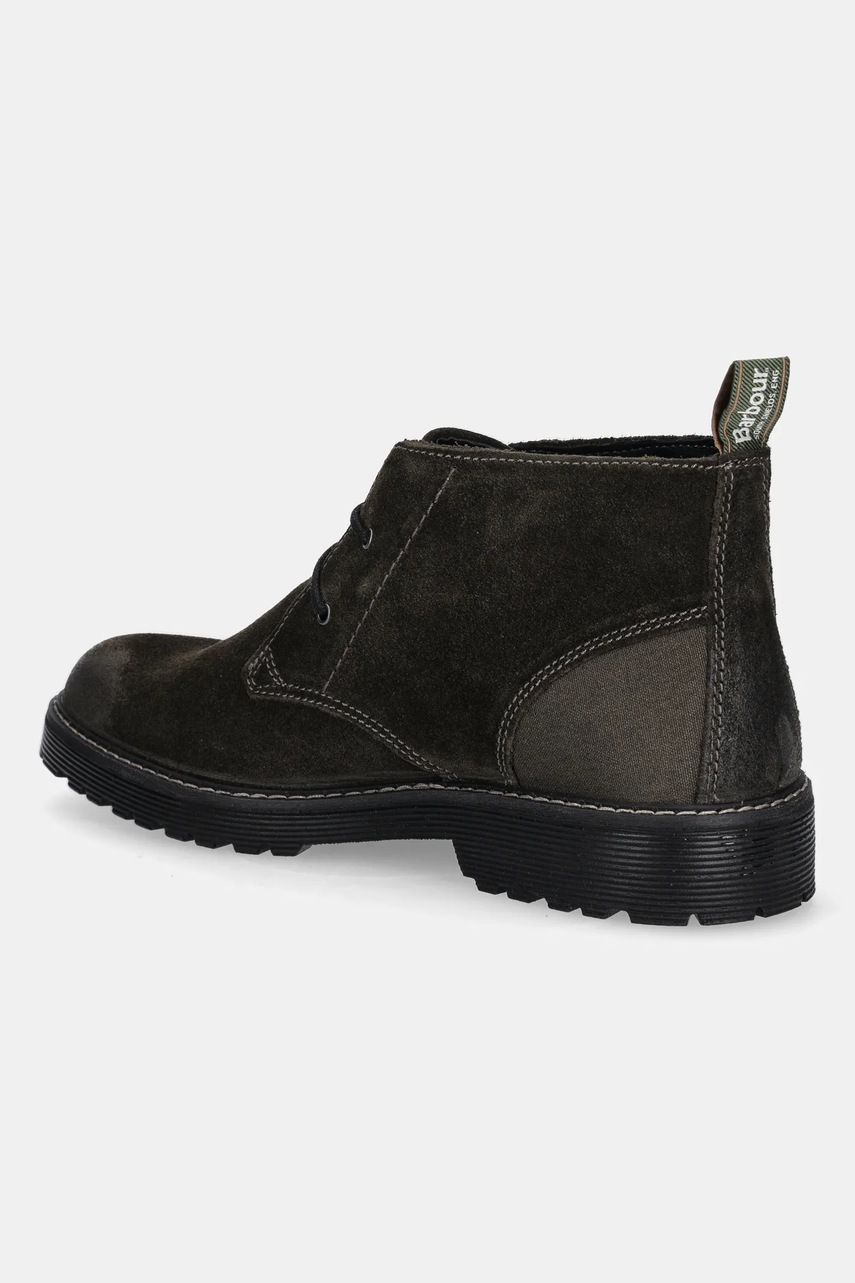 Σουέτ μποτάκια Barbour Maxwell χρώμα: πράσινο, MFO0770BR98 φωτογραφία