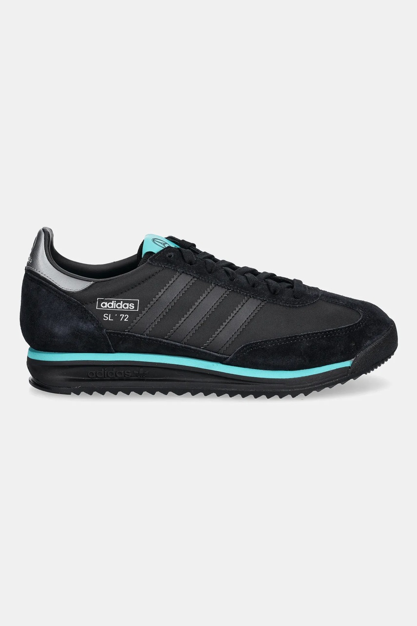 Кроссовки adidas Originals SL 72 RS Mercedes цвет чёрный JQ1782