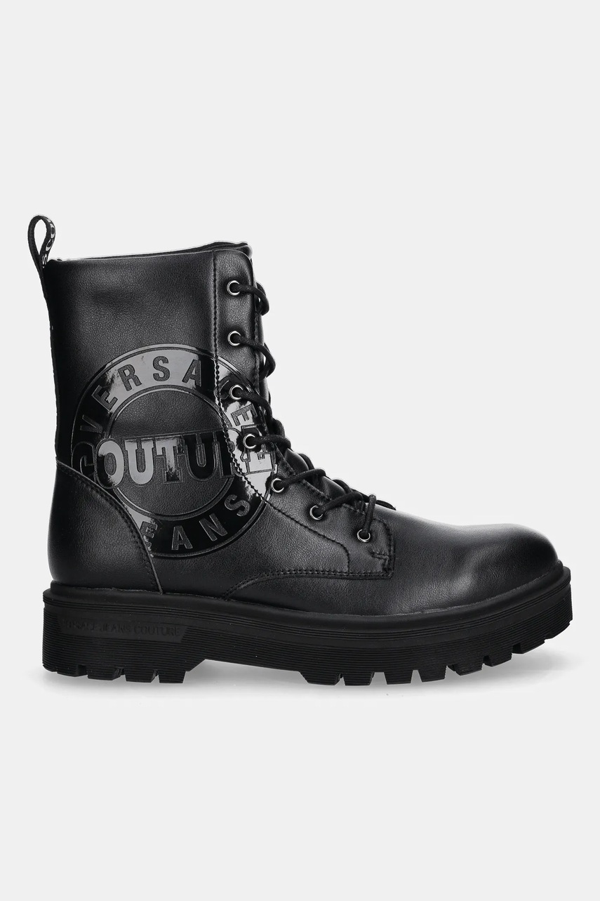 Кожаные ботинки Versace Jeans Couture цвет чёрный 79YA3S39 ZPB22 899 Кожаные ботинки Versace Jeans Couture цвет чёрный 79YA3S39 ZPB22 899