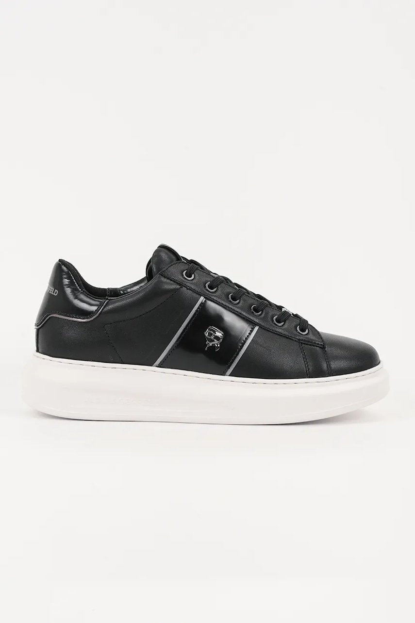 Karl Lagerfeld sneakers din piele KAPRI MENS culoarea negru, KL52534A