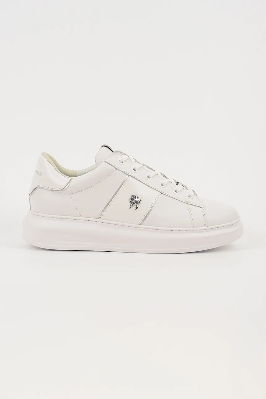 Karl Lagerfeld sneakers din piele KAPRI MENS culoarea alb, KL52534A