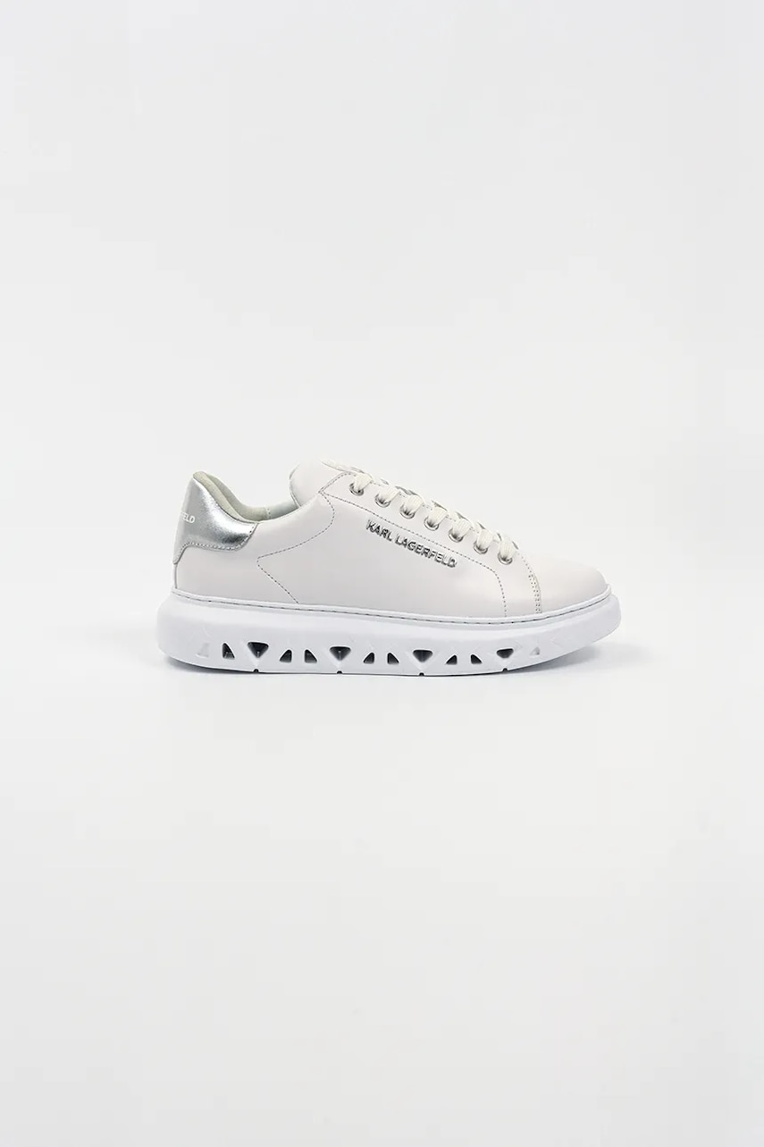 Karl Lagerfeld sneakers din piele KAPRI KITE culoarea alb, KL54519A