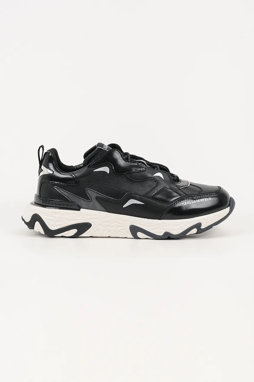 Karl Lagerfeld sneakers din piele BLAZE culoarea negru, KL52423