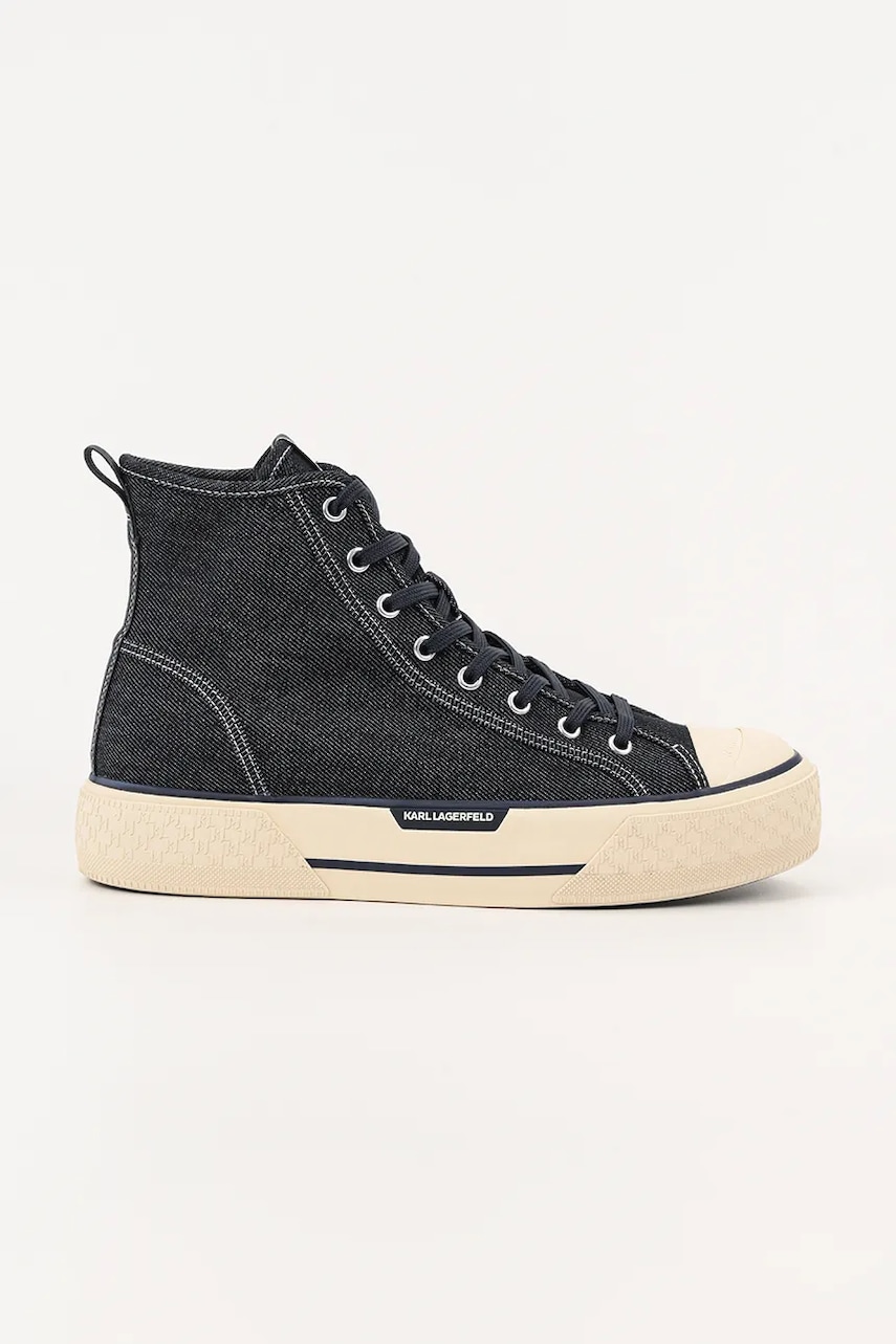 Karl Lagerfeld tenisi KAMPUS MAX culoarea negru, KL50455D
