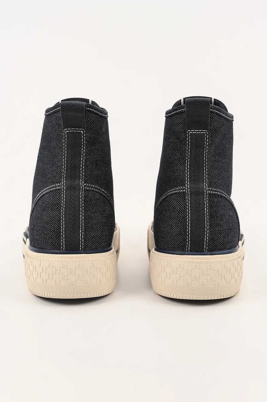 Πάνινα παπούτσια Karl Lagerfeld KAMPUS MAX χρώμα: μαύρο, KL50455D φωτογραφία