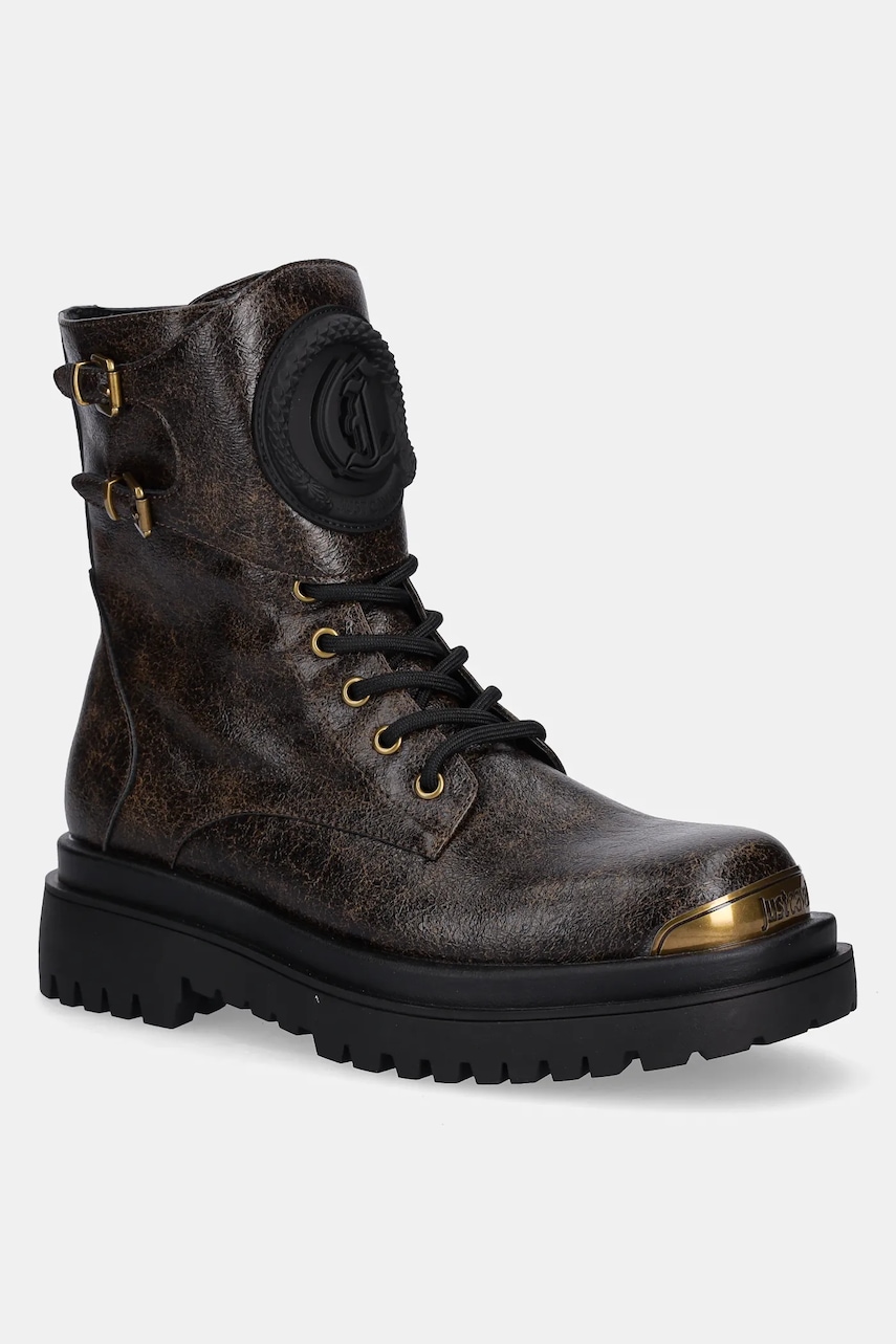 Just Cavalli pantofi culoarea maro, 79QA3S92ZSD62747