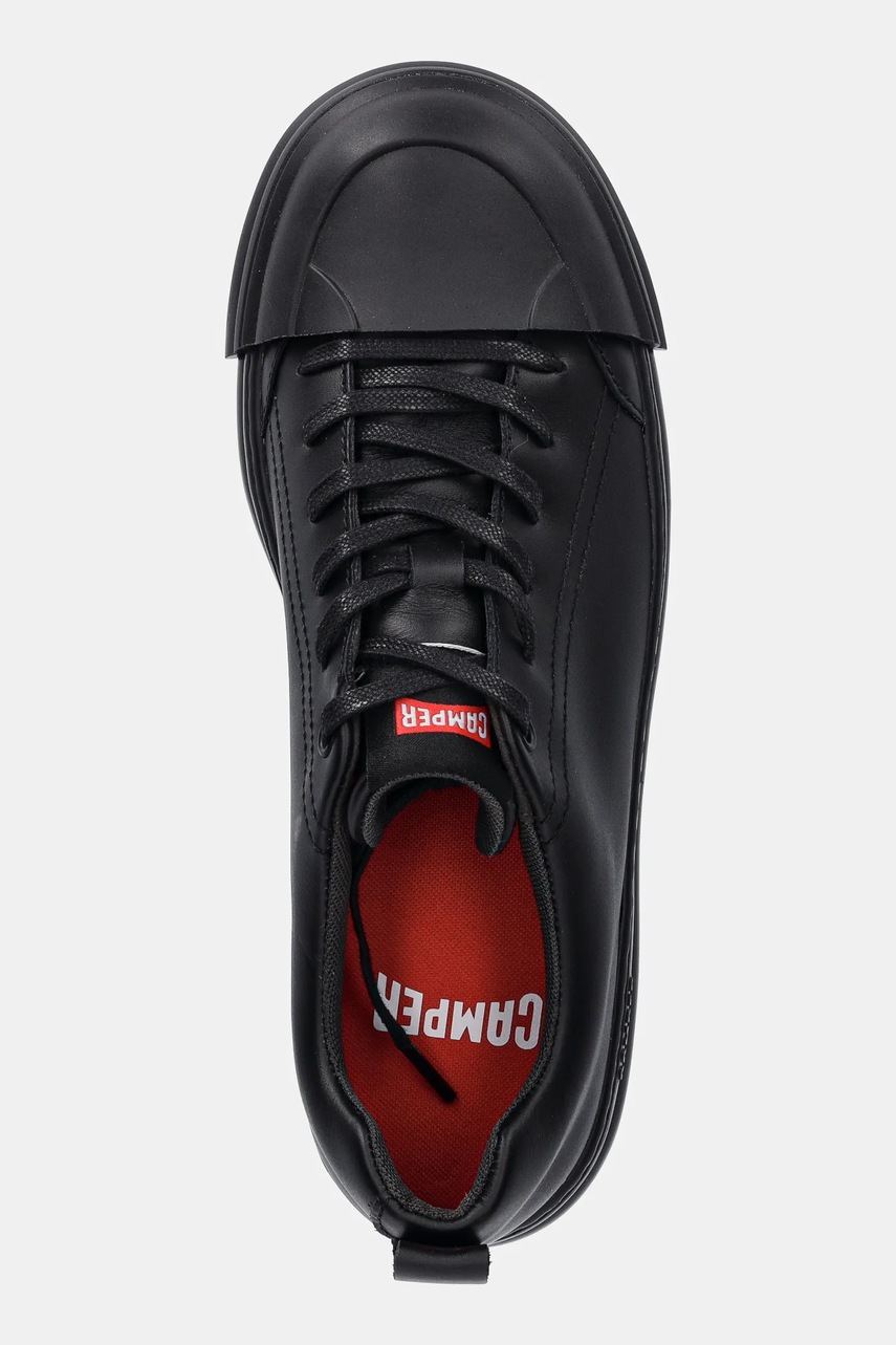 Δερμάτινα αθλητικά παπούτσια Camper Junction Runner χρώμα: μαύρο, K100978-012 φωτογραφία