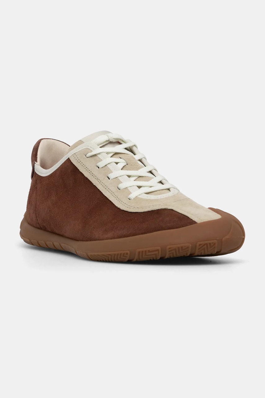 Camper sneakers din piele întoarsă TWS culoarea maro, K101054-001
