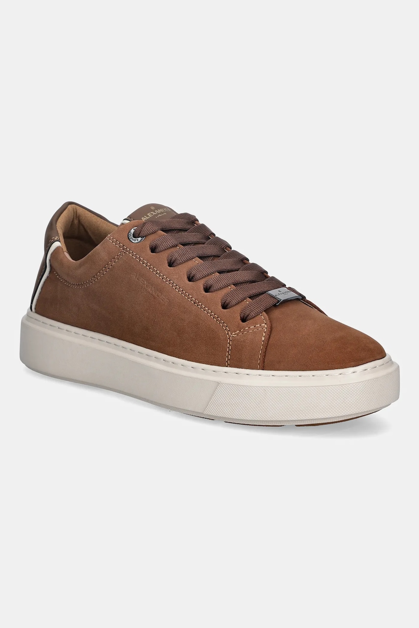 Alexander Smith sneakers London culoarea maro, ALBCLDM9003CNG