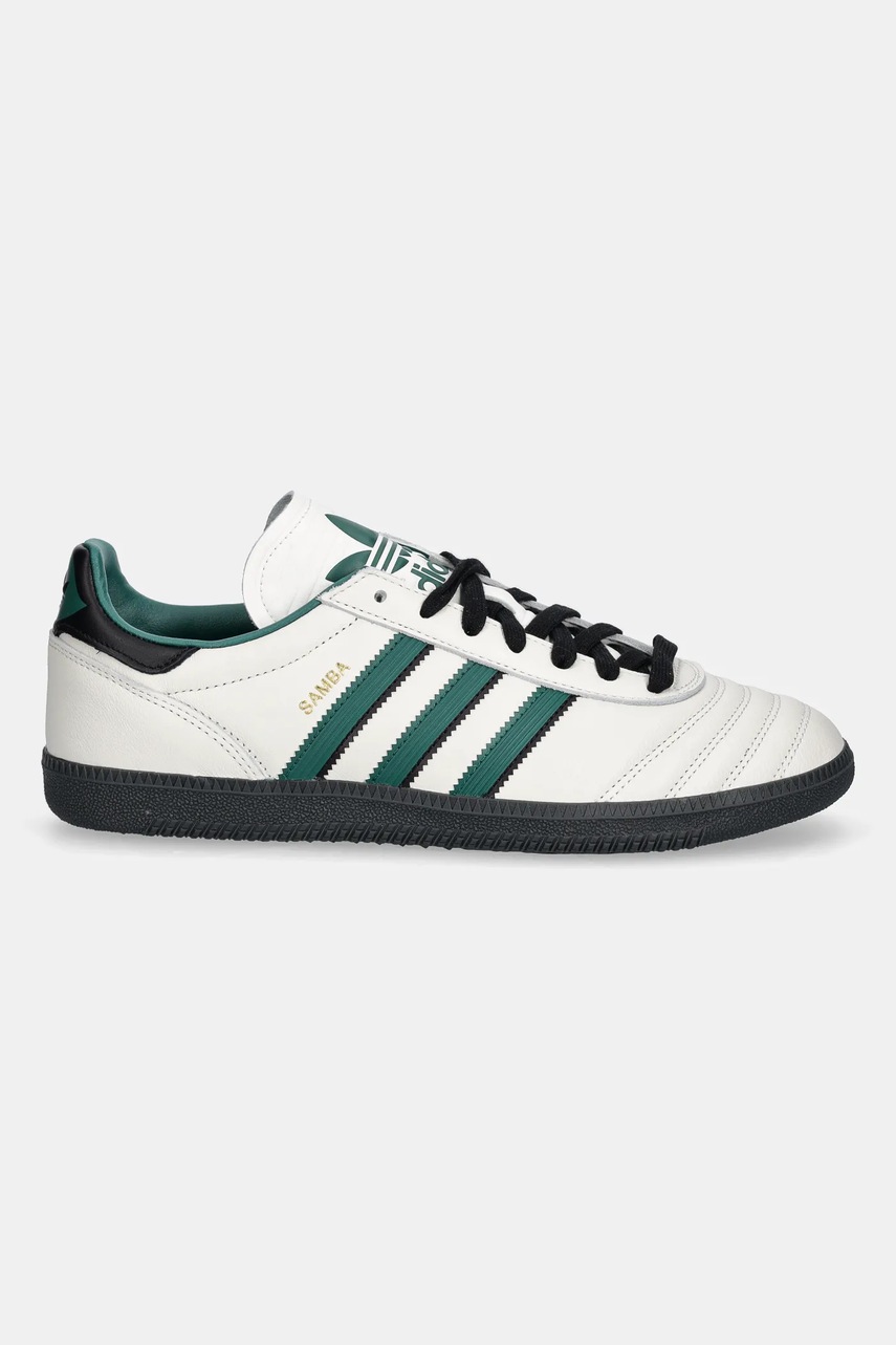 Кожаные кроссовки adidas Originals Samba JP цвет бежевый JR0964
