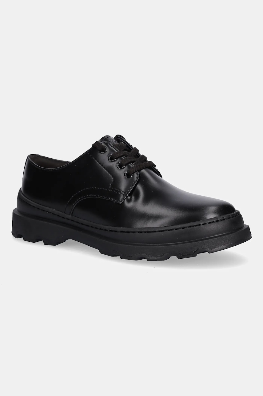 Camper pantofi de piele Brutus+ culoarea negru, K101078-001 Camper pantofi de piele Brutus+ culoarea negru, K101078-001