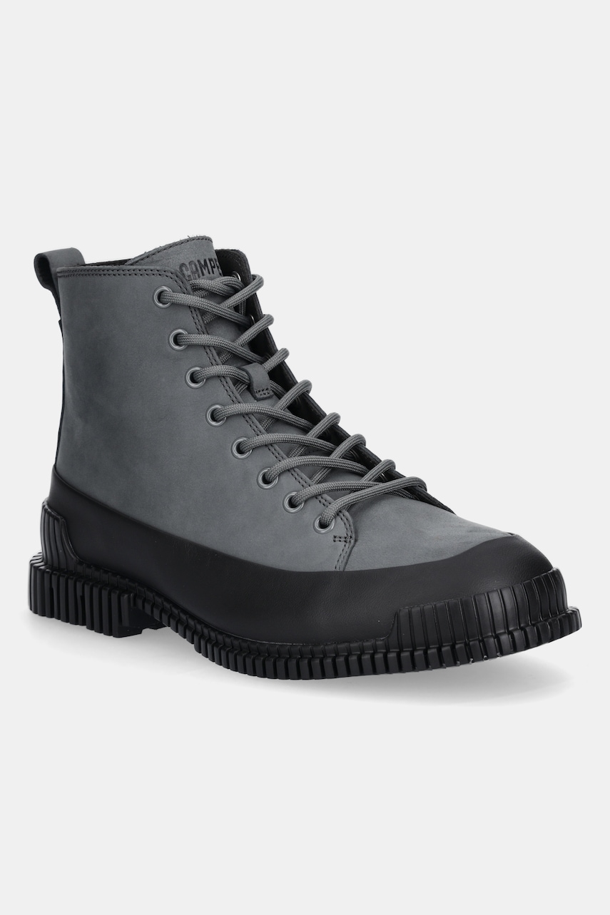 Camper ghete de piele Pix culoarea gri, K300277-019