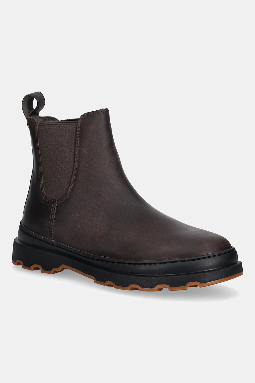 Camper ghete chelsea de piele Brutus+ culoarea maro, K300534-002