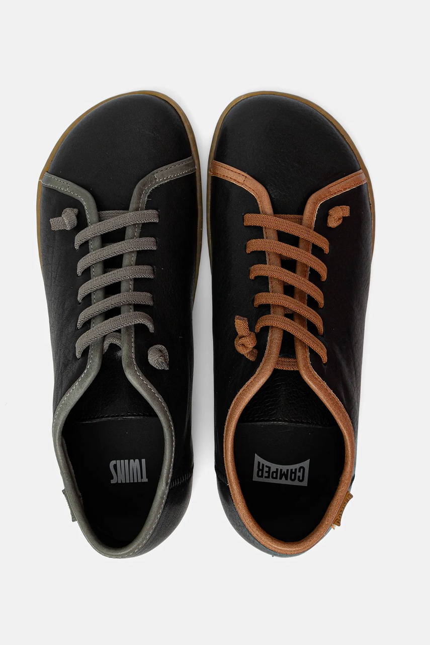 Кожаные кроссовки Camper Peu Cami цвет чёрный K101064-005