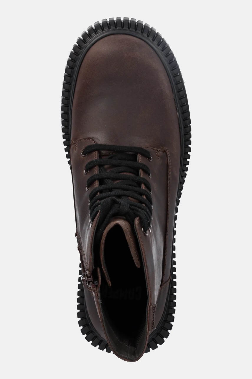 Δερμάτινα παπούτσια Camper Pix Berlin ανδρικά, χρώμα: καφέ, K300524-002 φωτογραφία