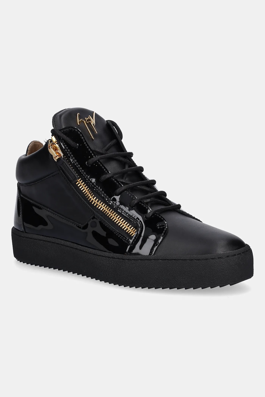 Giuseppe Zanotti sneakers din piele Maylondon culoarea negru, RU50001.003