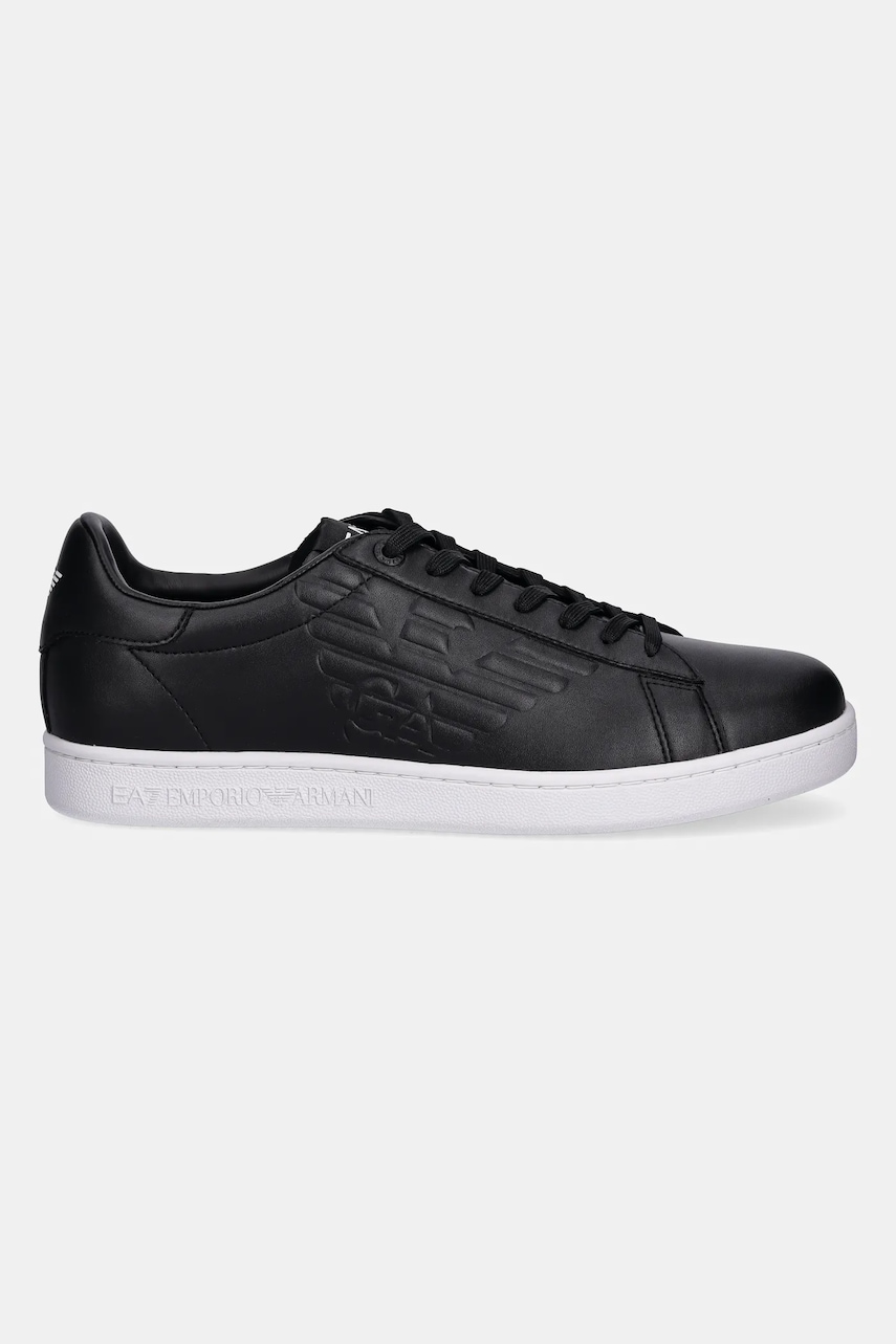 Кожаные кроссовки EA7 Emporio Armani цвет чёрный AF10848.7X000331 Кожаные кроссовки EA7 Emporio Armani цвет чёрный AF10848.7X000331