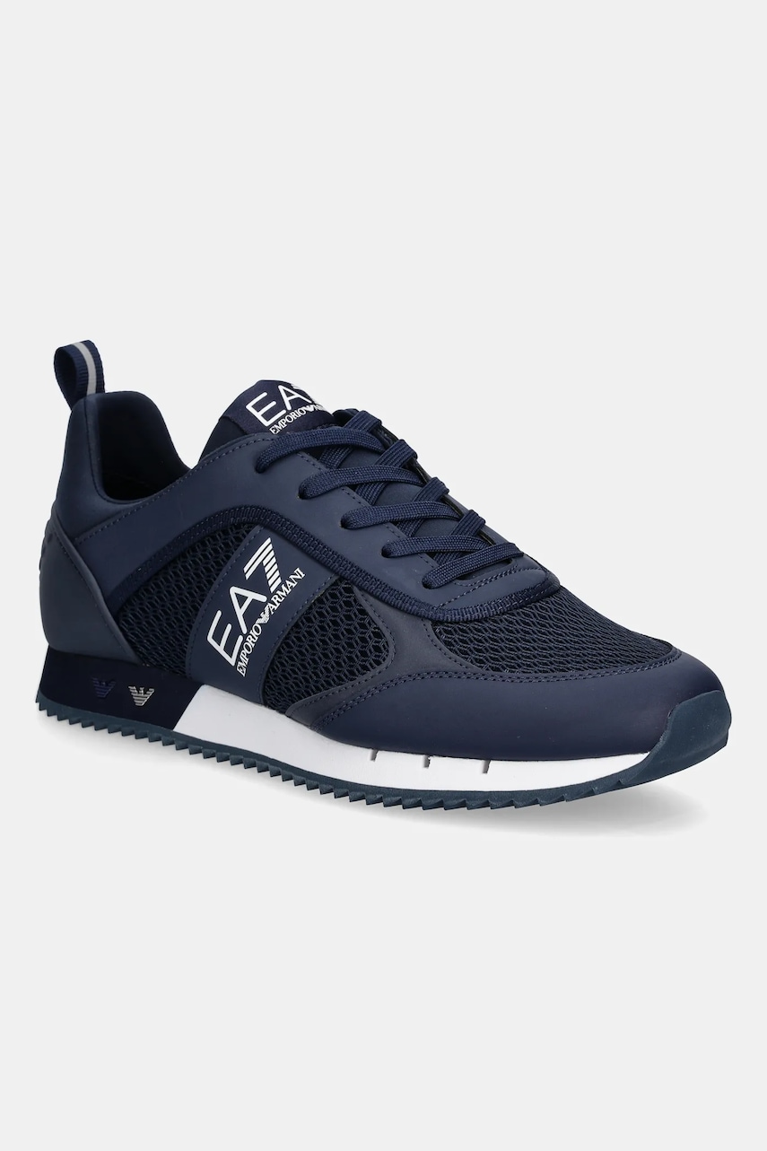 Levně Tenisky EA7 Emporio Armani pánské, tmavomodrá barva, AF18610.7X000334.MB198