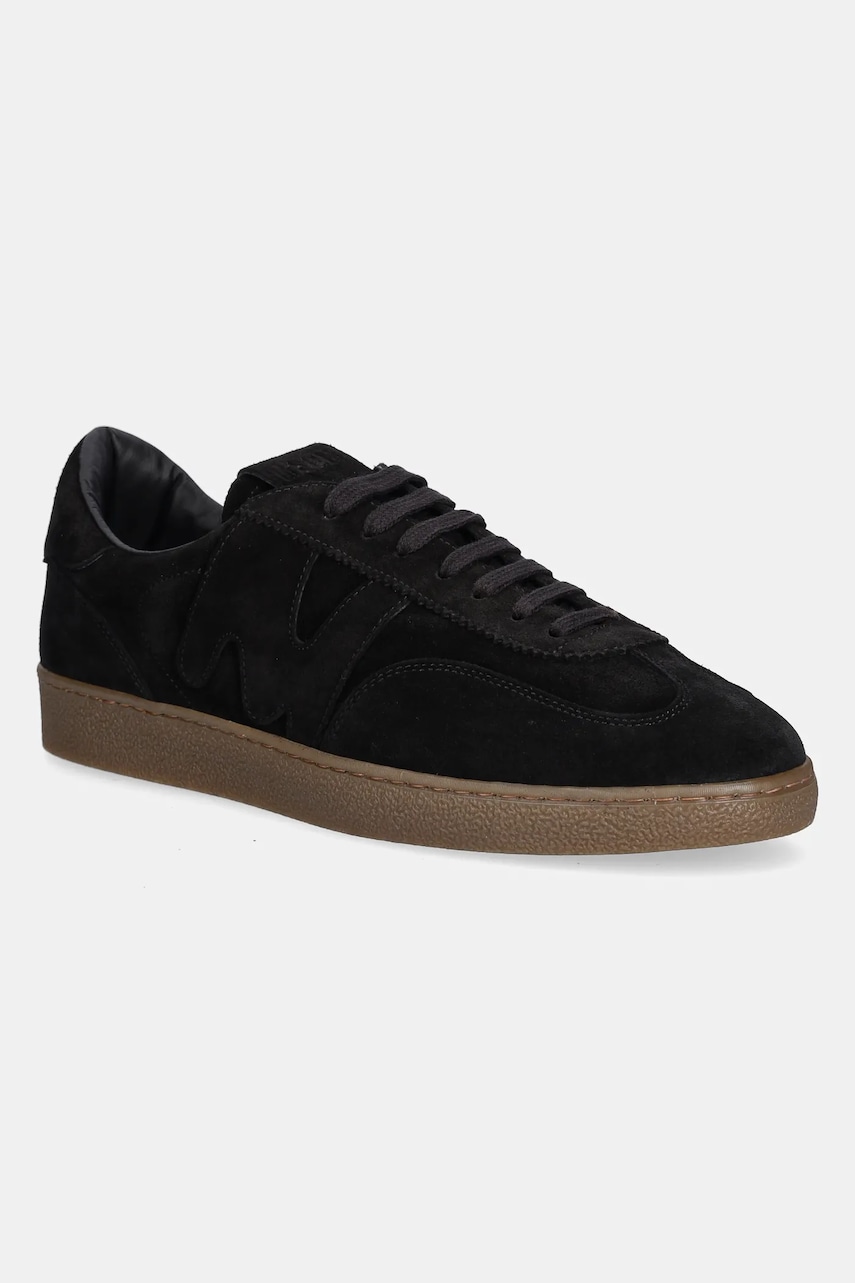 Levně Semišové tenisky MSGM pánské, černá barva, 3940MS021 996