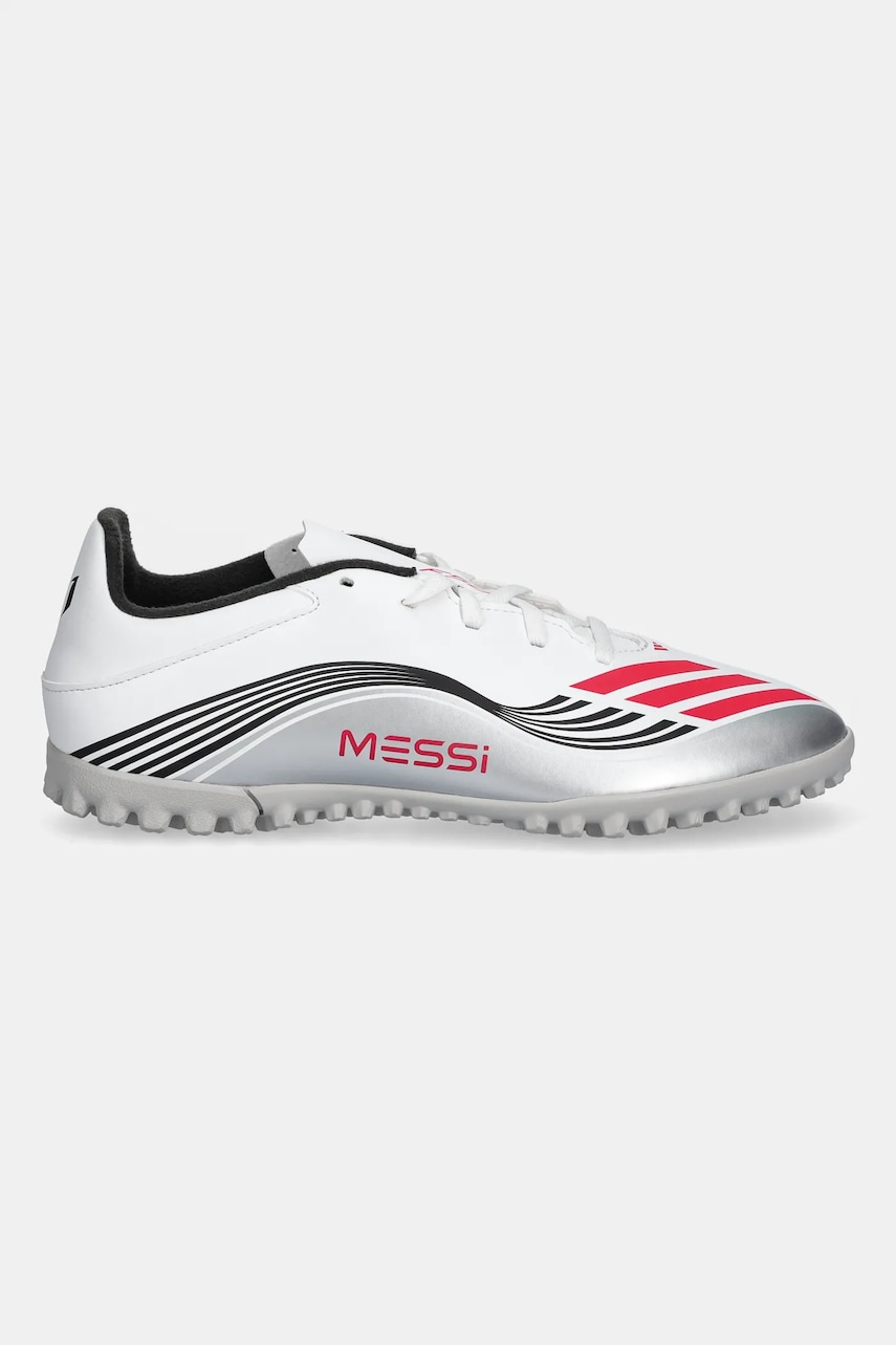 Обувь для футбола adidas Performance F50 Messi Club TF цвет белый JP7445 Обувь для футбола adidas Performance F50 Messi Club TF цвет белый JP7445