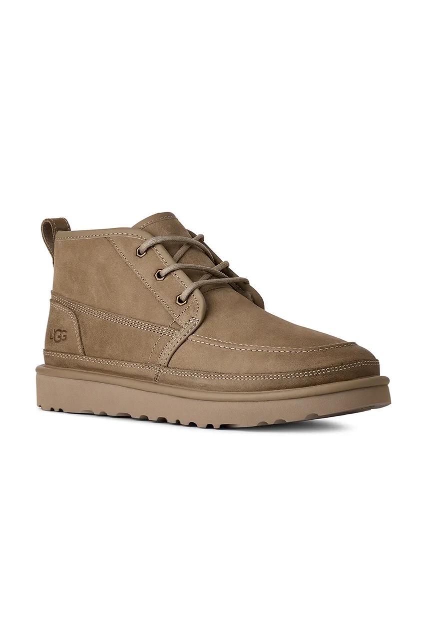 Замшевые кроссовки UGG Neumel Moc Nubuck цвет бежевый 1171112.CBBLG