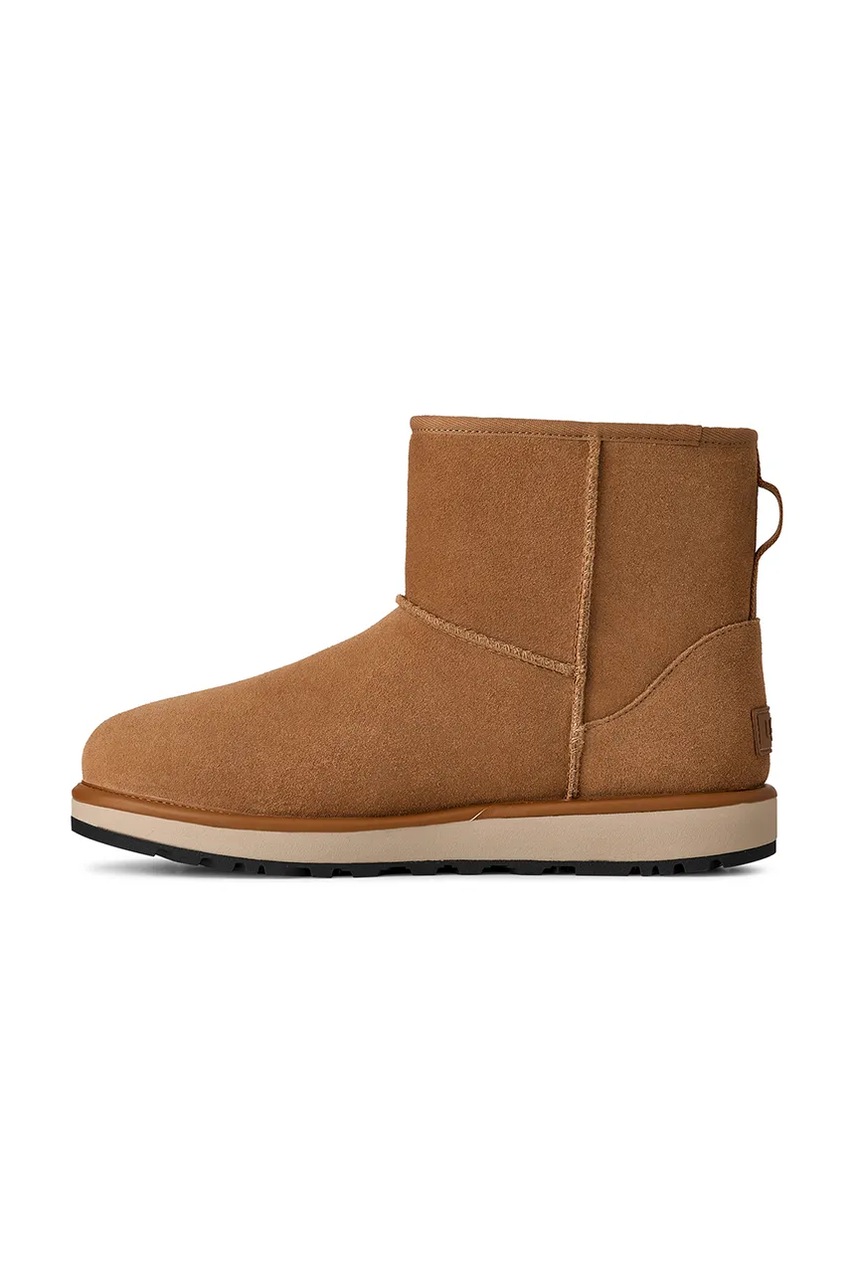 Μπότες χιονιού σουέτ UGG Classic Mini GTX χρώμα: καφέ, 1171150.CHE φωτογραφία