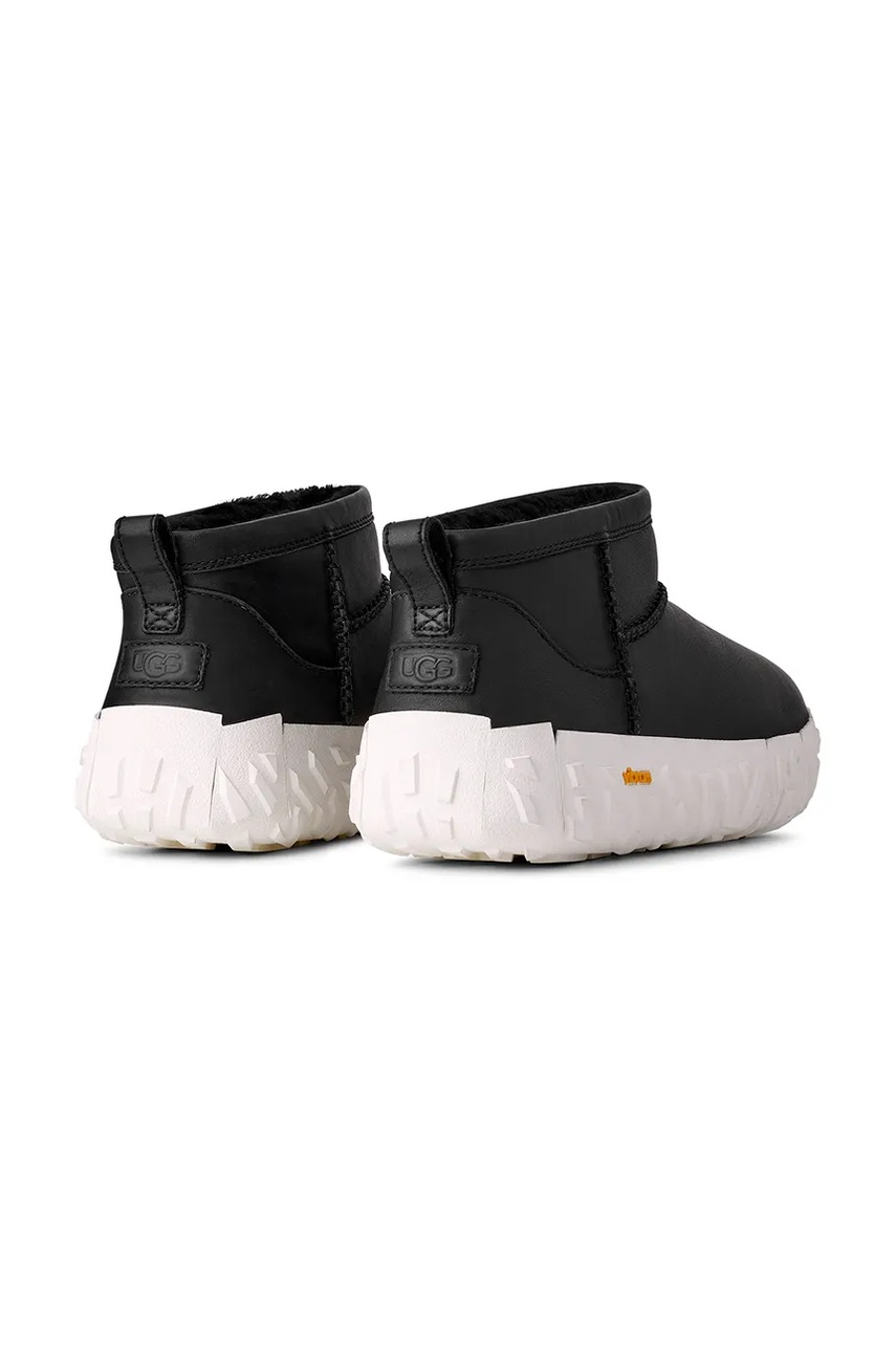 Μπότες χιονιού σουέτ UGG Cl Ultra Mini Wrap Tech Noir χρώμα: μαύρο, 1171215.BKJ φωτογραφία