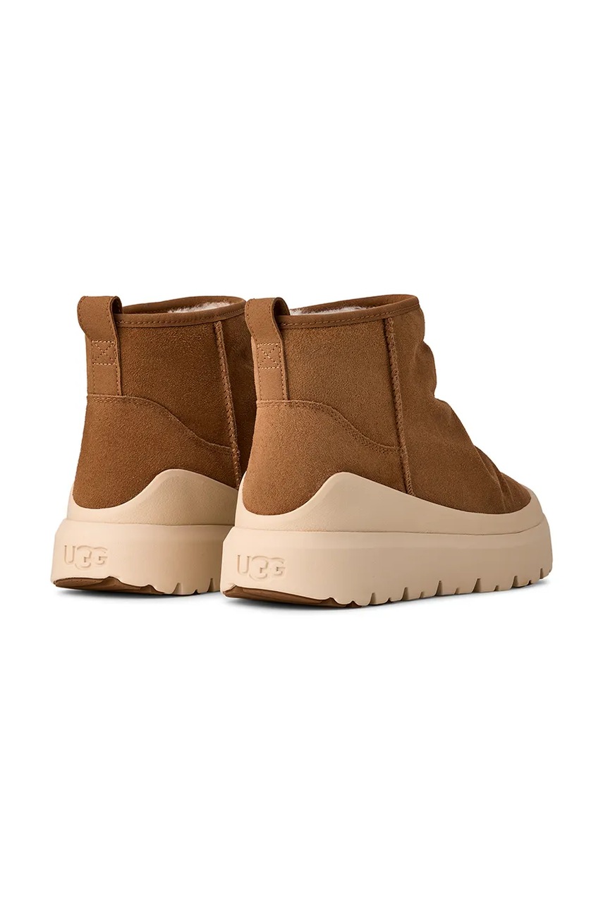 Μπότες χιονιού σουέτ UGG Heritage Utility Mini χρώμα: καφέ, 1173811.CWTC φωτογραφία