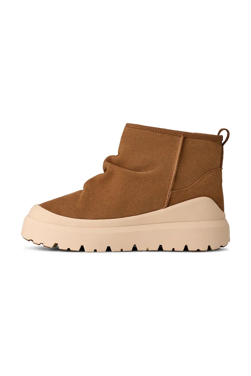 Μπότες χιονιού σουέτ UGG Heritage Utility Mini χρώμα: καφέ, 1173811.CWTC φωτογραφία