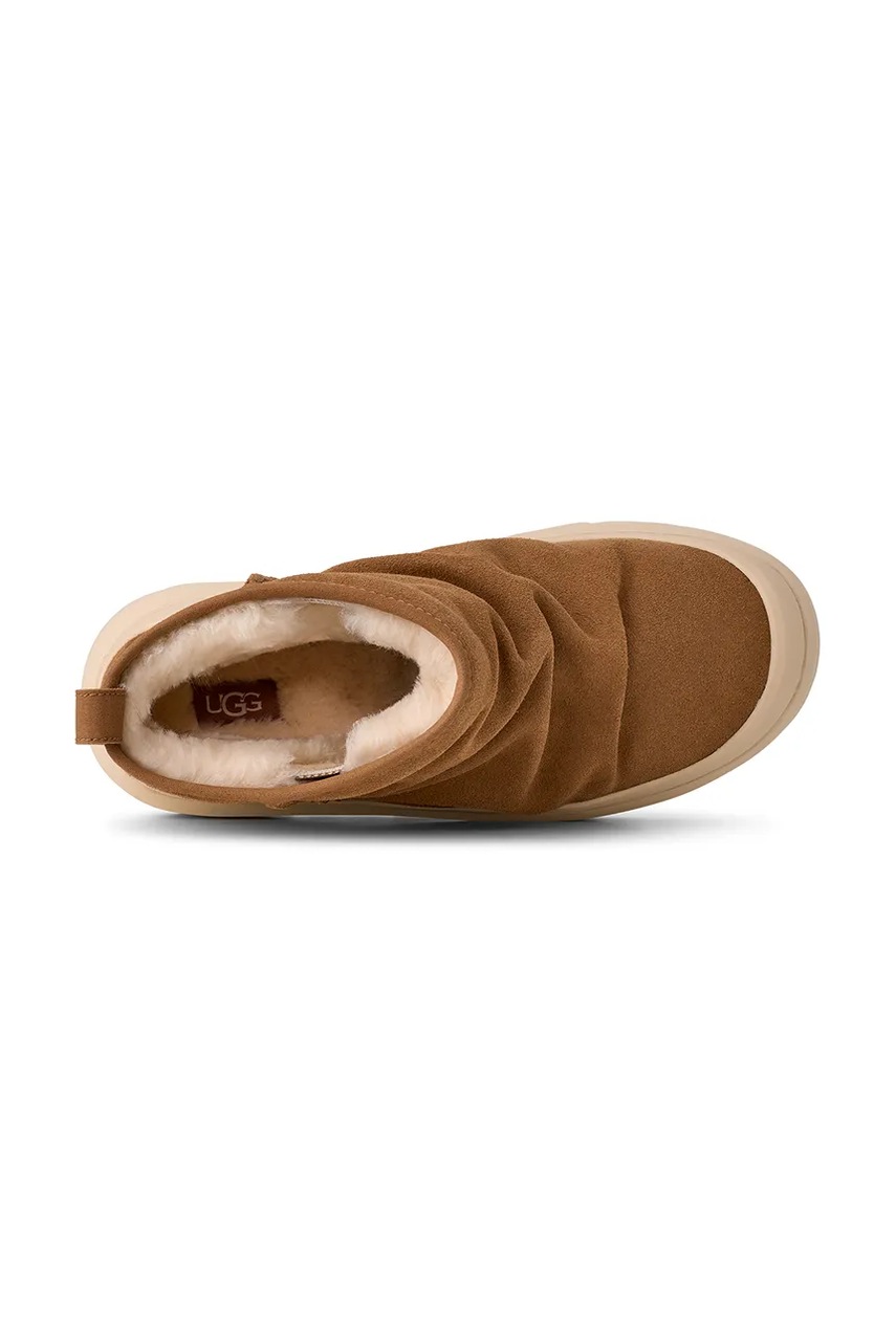 Μπότες χιονιού σουέτ UGG Heritage Utility Mini χρώμα: καφέ, 1173811.CWTC φωτογραφία