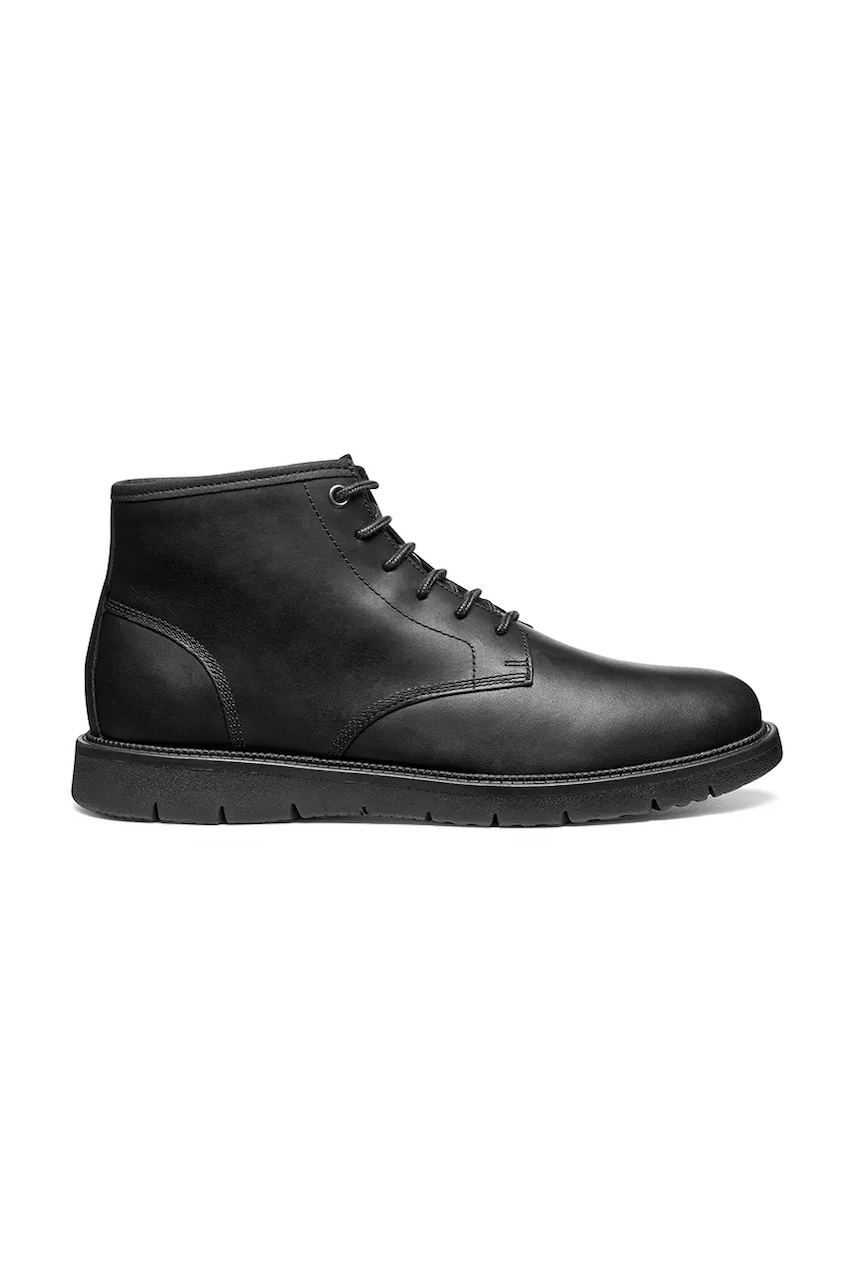 Geox cizme înalte din piele U POVE culoare bărbătească neagră U56M7B 000FF C9999 Geox cizme înalte din piele U POVE culoare bărbătească neagră U56M7B 000FF C9999